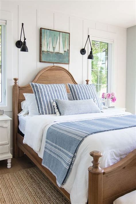 20 Beautiful Coastal Farmhouse Bedroom Decor Ideas And Remodel (16 ...