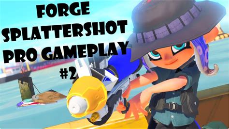 Forge Splattershot Pro Gameplay Splatoon X Battle Splat Zones