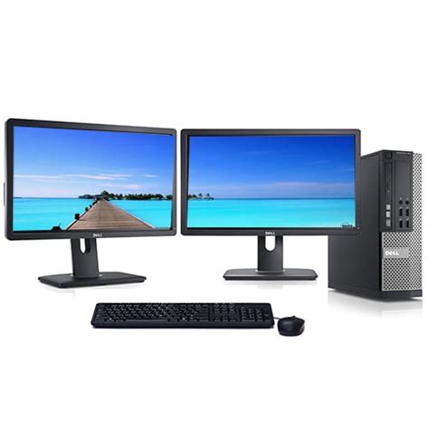 desktop computer dual monitors