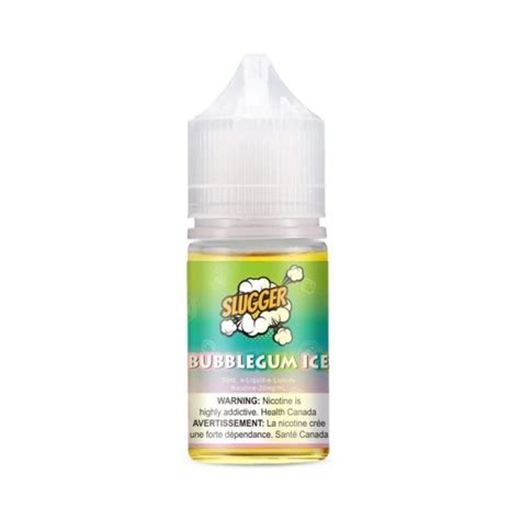 Bubble Gum Ice By Slugger Ml Nic Salt Vape Bazaar