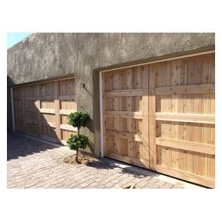 Wood Garage Doors Desert Highlands Scottsdale Az Montagne Garage