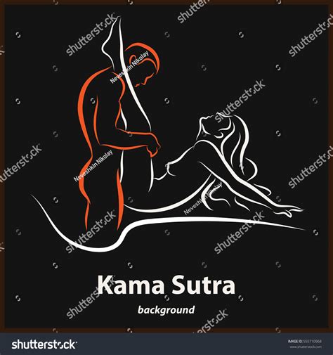 Vector Illustration Shows Sex Positions Stock Vector Royalty Free