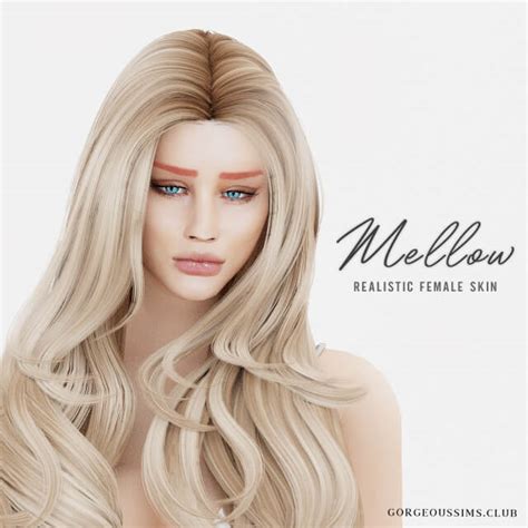 mellow realistic sims 4 female skin - Best Sims Mods