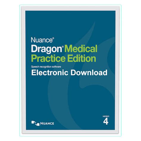 Nuance Dragon Medical Practice Edition 4 Electronic Download Only ...