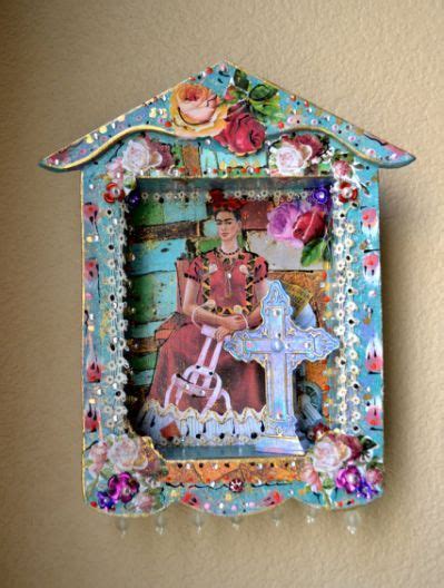 Frida Kahlo Shadow Box Mexican Mexican Art Box Art Shrines Art