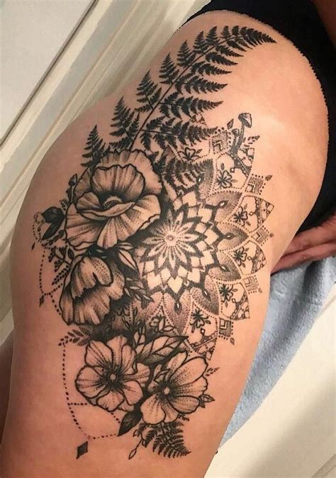 Floral Mandala Tattoo © Tattoo Artist Mil Et Une 💓🌿🌺💓🌿🌺💓🌿🌺💓🌿🌺💓 Mandalatattoo Floral Mandala