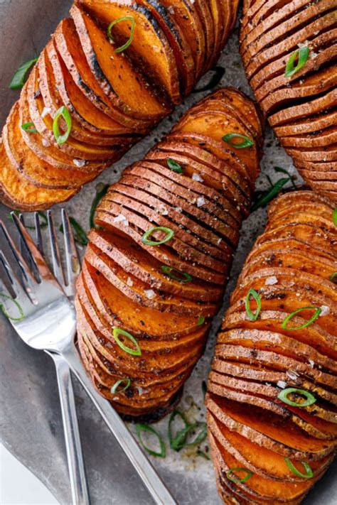 Spiced Hasselback Sweet Potatoes Love And Olive Oil