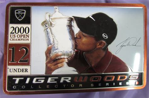 TIGER WOODS COLLECTOR SERIES COMMEMORATIVE GOLF BALLS (2000 NIKE) *TIN ...