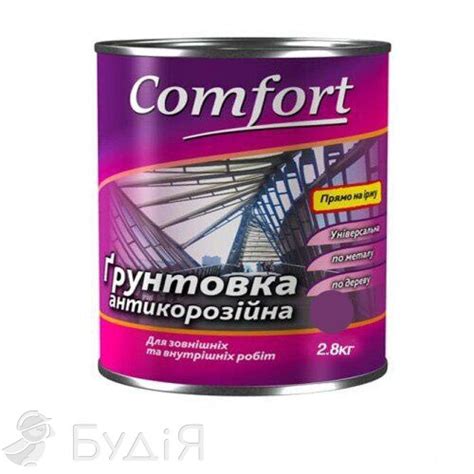 Грунт Комфорт ГФ-021 серый 2,8 кг - Алкидные эмали, грунты ...