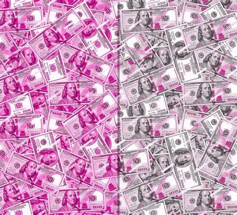 Pink Money Background