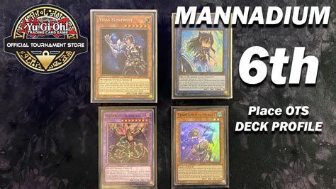 Yu Gi Oh Th Place Ots Locals Mannadium Deck Profile Youtube