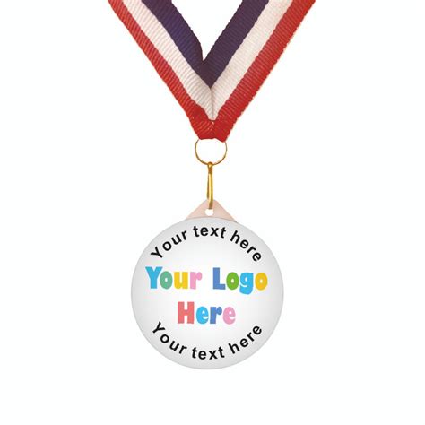 Create Your Own Medal Personalised With Free Ribbon And Certificate