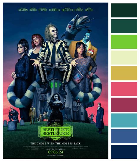 Beetlejuice Colour Palette