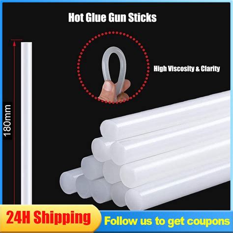 Pc Hot Melt Glue Stick For Glue Gun Adhesive Work For Diy Arts X Mm Shopee Philippines