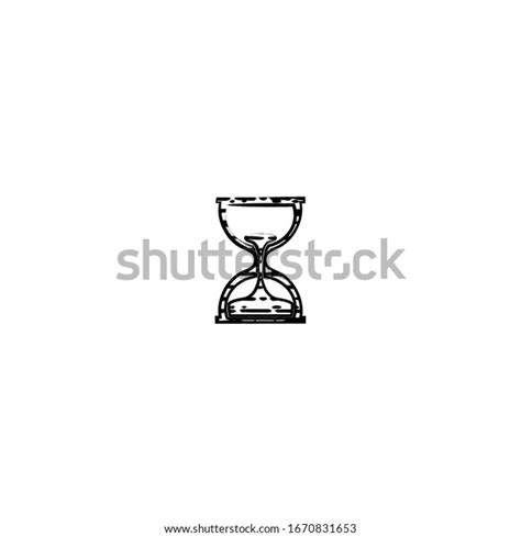 Hand Drawn Hourglass Cartoon Sticker Design Stock Vector Royalty Free 1670831653 Shutterstock