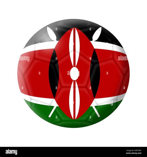 Kenya Soccer Ball Football 3d Illustration Stock Photo Alamy