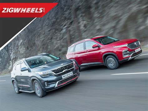 Kia Seltos Vs MG Hector Petrol Automatic Comparison