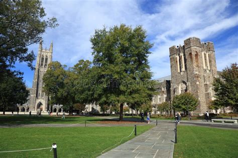 Duke University Campus Scenery Editorial Image Image Of Facade