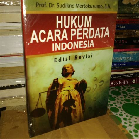 Jual BUKU HUKUM ACARA PERDATA INDONESIA EDISI REVISI Sudikno