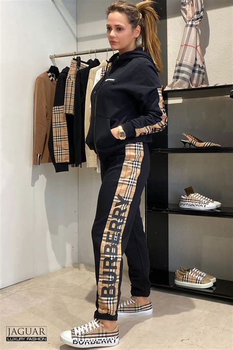 Burberry Vintage Check Panel Trackpants Jaguar Luxury Fashion