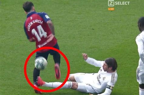 La Tarjeta Roja De Que Se Salvó Sergio Ramos El árbitro Y El Var No