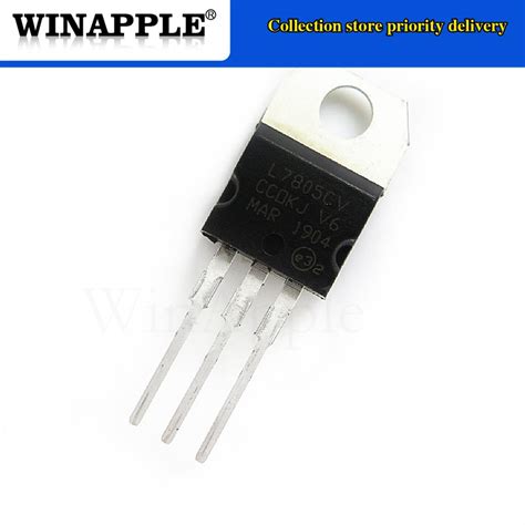 10pcs Lot L7805cv L7805 7805 Lm7805 Ka7805 Voltage Regulator 5v To 220 In Stock Shopee Philippines