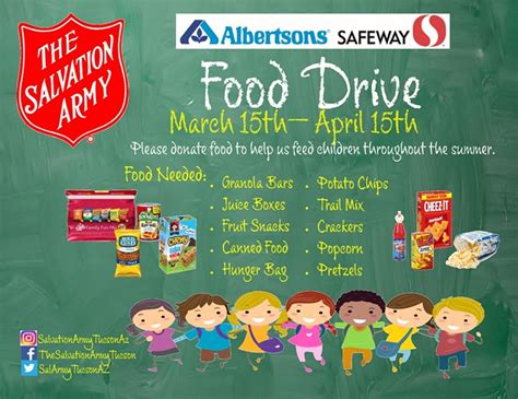 Tucson's Salvation Army Starts Food Drive to Feed Kids for Summer ...