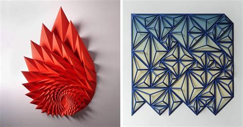 Engineer Turns Simple Sheets Of Paper Into Stunning Geometric Art