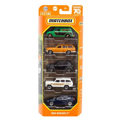 Matchbox 5-Pack Vehicles-MBX WAGONS II - Online Toys Australia