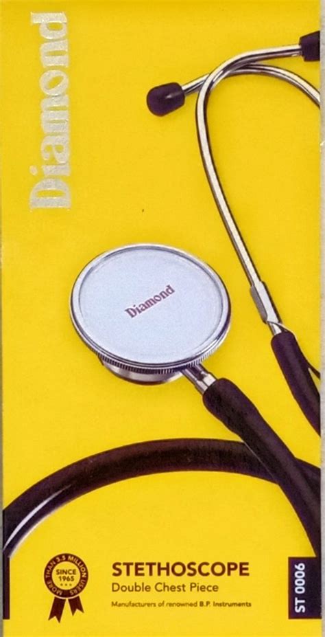 Single Sided Diamond Stethoscope St Black Floating At Rs In