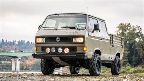 Modified 1989 Volkswagen T3 Doka Syncro Volkswagen Volkswagen Transporter Vw Vanagon