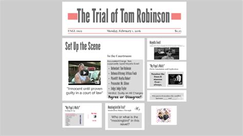 The Trial of Tom Robinson by Holly Burcham