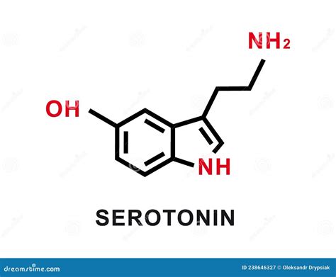 F Rmula Qu Mica Da Serotonina Estrutura Molecular Da Serotonina