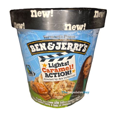 Review Ben And Jerrys Lights Caramel Action Ice Cream The Impulsive Buy