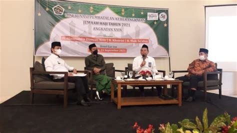 Kemenag Diseminasi Pembatalan Keberangkatan Jemaan Haji Tahun 2021