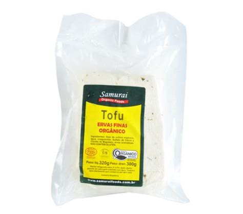 Tofu de ervas finas orgânico Samurai 300 g Sonda Supermercado Delivery