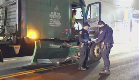 Police pursuit of teenagers end in crash with semi truck