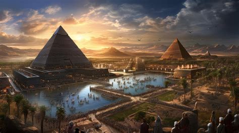 Realistic Depiction of an Advanced Ancient Civilization | Premium AI ...