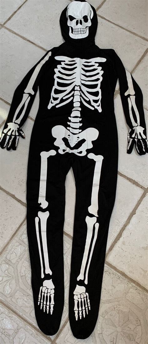 Kids Skeleton Onepiece Sz 1416 Morphsuits Glows In T Gem