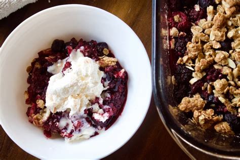 Frozen Berry Crisp Easy Dessert Recipe To Taste