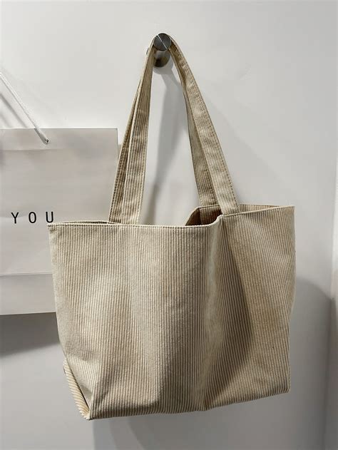 Corduroy Shoulder Tote Bag Artofit