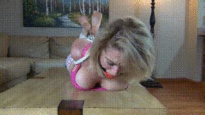 Hogtied Ball Gagged And Struggling Porn Pic