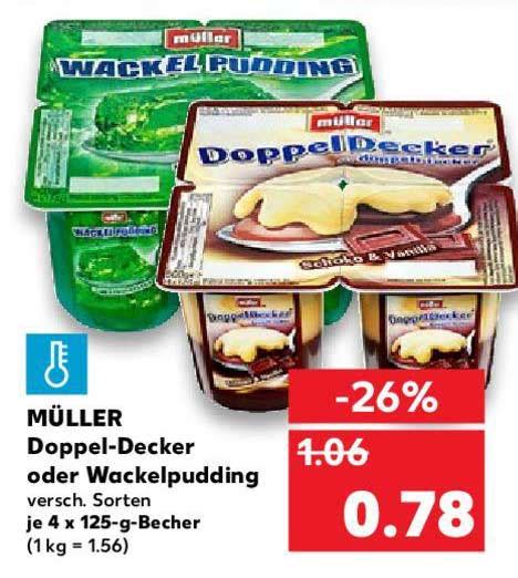 M Ller Doppel Decker Oder Wackelpudding Angebot Bei Kaufland