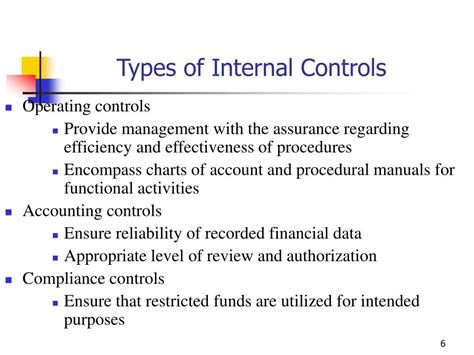 Ppt Internal Controls Powerpoint Presentation Free Download Id4125300