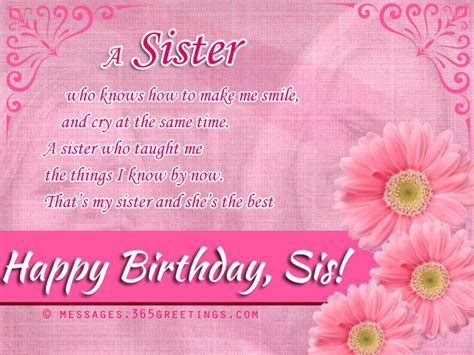 Birthday Wishes For Sister That Warm The Heart