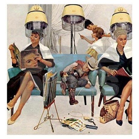 Retro Beauty Salon, Vintage Poster Shower Curtain | CafePress | Vintage ...