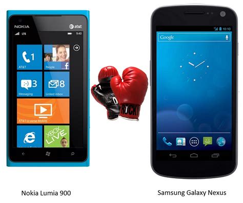 Nokia Lumia 900 Vs. Samsung Galaxy Nexus: Specs Comparison - Gadgetian