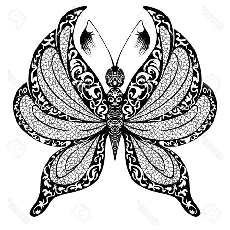 Butterfly Silhouette Tattoo at GetDrawings | Free download