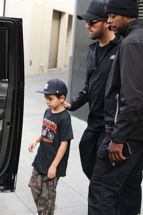 Scott Disick Rocks Matching Outfit With Son Reign To Go Jewelry