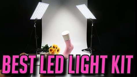 Best Led Lights For Youtube Ginson 132 Led Studio Video Lighting Kit